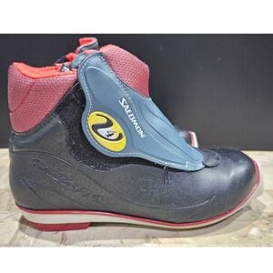 Salomon PILOT Cross Country Ski Boots Womens Red Black Size 5